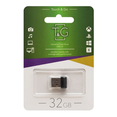 usb флеш-накопичувач tg 32gb mini 010 (чорний) 