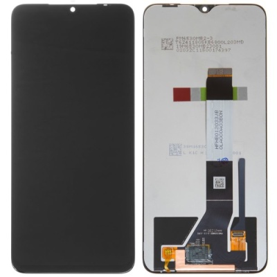 дисплей для xiaomi redmi 9t/redmi 9 power//poco m3 з чорним тачскріном (high copy)