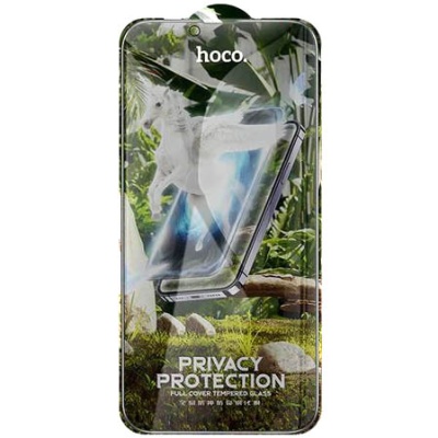 захисне скло hoco g11 hd privacy protection для apple iphone 13 pro max/14 plus (чорний) 
