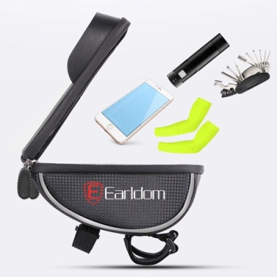 Велотримач-сумка для смартофона Earldom ET-S8 Waterproof Holder-Bag (Чорний)