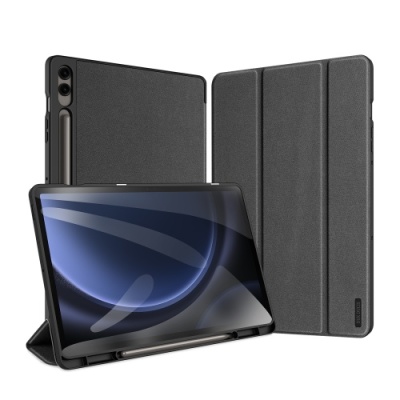 Купить чохол dux ducis domo для samsung tab s10 plus/s9 plus/tab s9 fe plus with s pen holder & sleep wake (black) онлайн