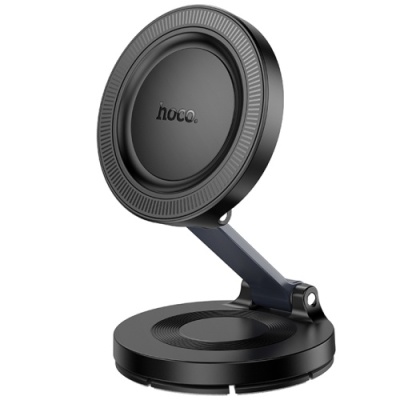 Автотримач Hoco H61 Magnetic For Ring (Чорно-Сірий)