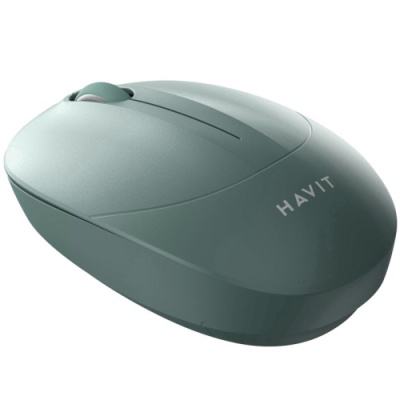 мишка бездротова havit hv-ms54gt тихий клік green 