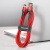 кабель baseus cafule se usb - lightning 2.4a/1m (calklf-g09) (red-black) 