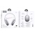 бездротові навушники накладні hoco w65 45h happy (silver) 