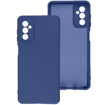 Купить чохол soft silicone case full для samsung m526 galaxy m52 5g (синій) онлайн