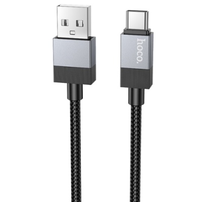 кабель hoco x110 usb - type-c 3a/1m (чорний) 