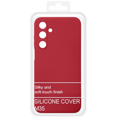 Купить чохол soft silicone case full для samsung m356 galaxy m35 5g (red) онлайн