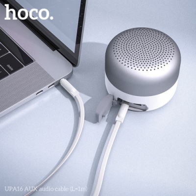 кабель aux hoco upa16 1m (білий) 