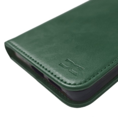 Купить чохол-книжка elegant для xiaomi redmi note 14 pro plus 5g (темно-зелений) онлайн