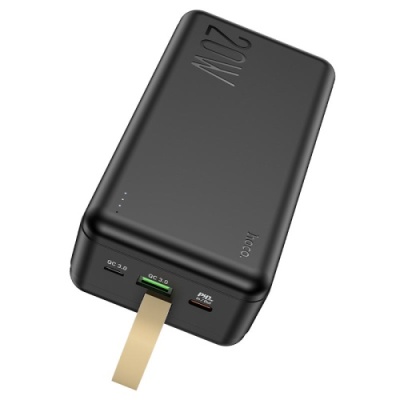 додаткова батарея power bank hoco j87b pd20w+qc3.0 30000 mah (чорний) 
