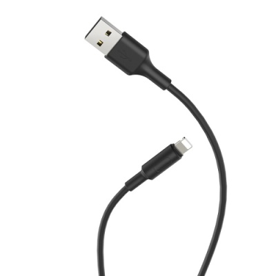 кабель hoco x25 soarer usb - lightning 2.0a/1m (чорний) 
