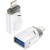 перехідник xo nb256a usb2.0 female - lightning male (білий) 