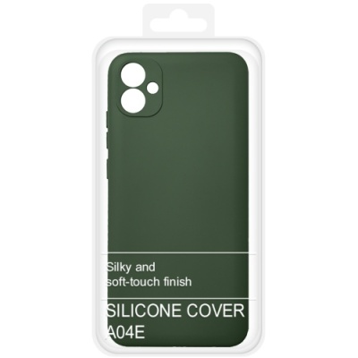 Купить силіконовий чохол soft silicone case для samsung a042 galaxy a04e (темно-зелений) онлайн