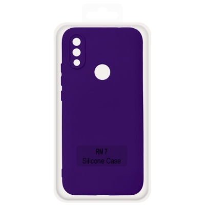 Купить чохол soft silicone case full для xiaomi redmi 7 (purple) онлайн