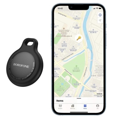 gps-трекер borofone bc101 exquisite anti-lost (чорний) 