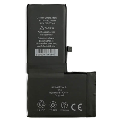 акумулятор alpha-c ultima для iphone x (3190mah)