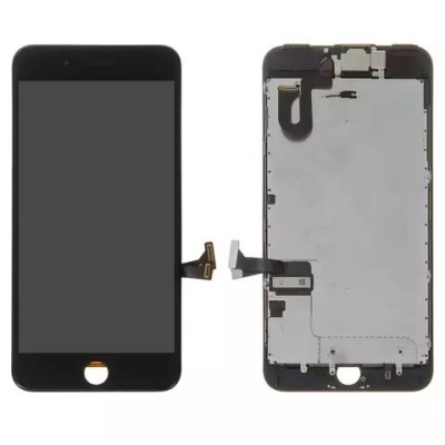 дисплей для apple iphone 7 plus, чорний, з рамкою, copy, tianma