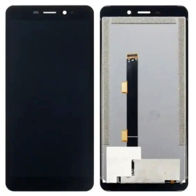 дисплей для ulefone armor x3, armor x5, armor x5 pro complete black з чорним тачскріном original
