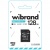 карта пам'яті wibrand microsdxc 128gb uhs-1 u3 10 class + adapter (чорний) 