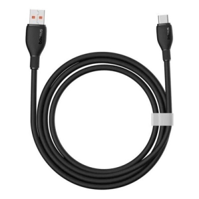 кабель baseus pudding series fast charging cable usb - type-c 100w/2m (p10355703111-01) (black) 