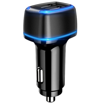Автомобільний Зарядний Пристрій SkyDolphin SZ18 2USB/3.4A/15W (Чорний)