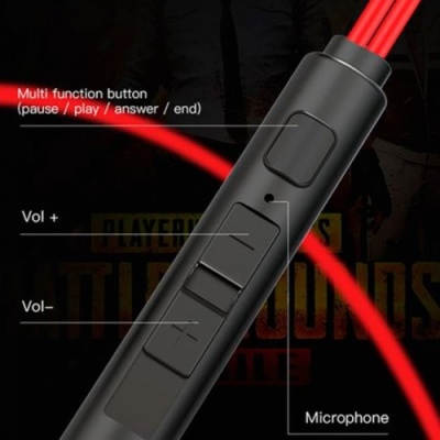 навушники xo mkf-05 black-red 