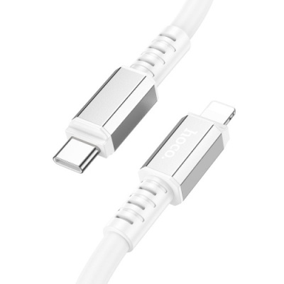 кабель hoco x85 strength (pd) type-c - lightning 20w 3a/1m (білий) 