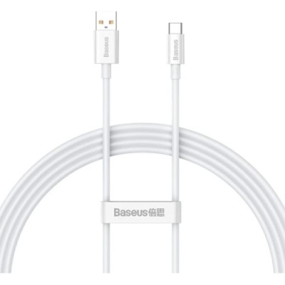 кабель baseus superior series fast charging data usb - type-c 100w/1.5m (p10320102214-02) (white) 