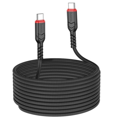 кабель hoco x59 victory type-c - type-c pd60w/3.0a/3m (чорний) 