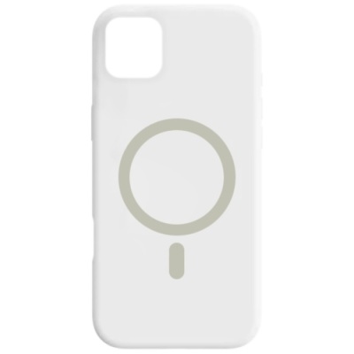 Купить чохол silicone case with magsafe для apple iphone 11 (white) онлайн