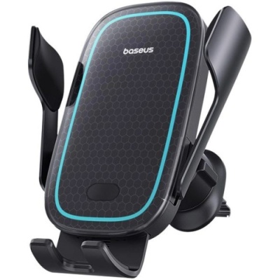 Автотримач з бездротовою зарядкою Baseus Wireless Charger Milky Way Pro 15W (C40357000111-00) Black