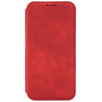 Купить чохол-книжка fitow leather для apple iphone 12 pro max - wine red онлайн