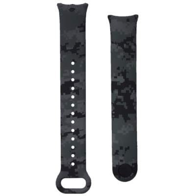 ремінець для xiaomi mi band 8/9/10 (military) black 