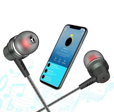 навушники earldom et-e49 universal 3.5mm jack vs mic&control black 