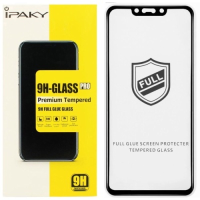 захисне скло ipaky для huawei p smart plus (ine-lx1) (чорний) 