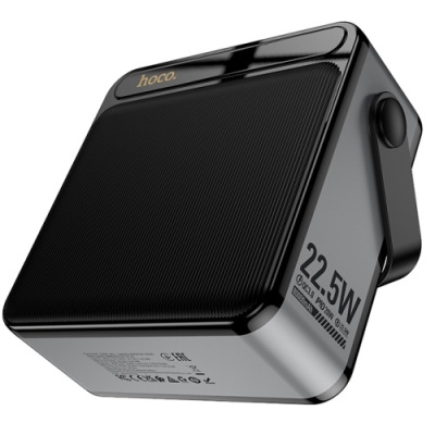 додаткова батарея power bank hoco j161 22.5w+pd20w with lighting 80000mah (чорний) 