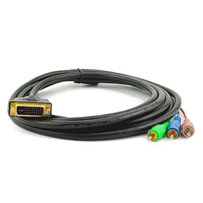 кабель dvi - 3rca (3 тюльпани) 5m 