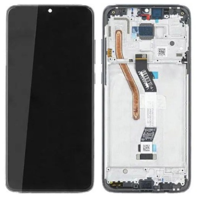 дисплей для xiaomi redmi note 8 pro з рамкою + touchscreen black (oem)