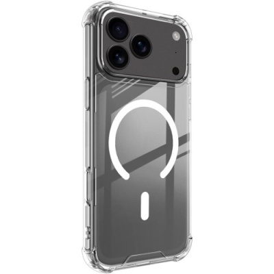 Купить силіконовий чохол magsafe space для apple iphone 17 pro max (прозорий) онлайн