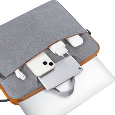 сумка для ноутбука dux ducis lbjc shoulder bag for 15.5"-16" (light grey) 
