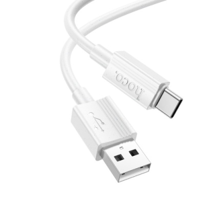 кабель hoco x107 usb - type-c 3.0a/1m (білий) 