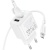 мережевий зарядний пристрій borofone bas41a 2usb/12w/2.4a + (usb - microusb) (білий) 