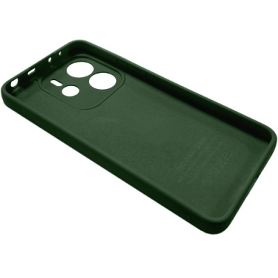 Купить чохол soft silicone case full для xiaomi redmi note 14 4g eu (164.84/78.15/8.16mm) (темно-зелений) онлайн