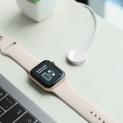 безпровідний зарядний пристрій для apple watch hoco cw16 (білий) 