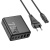 Мережевий Зарядний Пристрій Hoco C133A 75W 1USB/18W/QC3.0 + 1Type-C/45W/PD (Чорний) мережевий зарядний пристрій hoco c133a 75w 1usb/18w/qc3.0 + 1type-c/45w/pd (чорний)