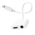 перехідник borofone bv12 apple lightning - (aux 3.5mm+lightning charge) (білий) 