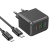 Мережевий Зарядний Пристрій Hoco CS14A 1USB/18W/QC3.0 + 1Type-C/20W/PD + (Type-C - Lightning) (Чорний) мережевий зарядний пристрій hoco cs14a 1usb/18w/qc3.0 + 1type-c/20w/pd + (type-c - lightning) (чорний)