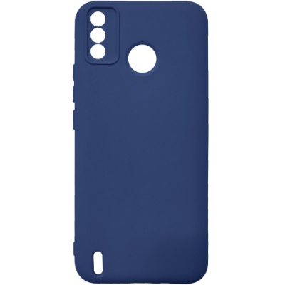 Купить чохол soft silicone case full для tecno spark 6 go (темно-синій) онлайн