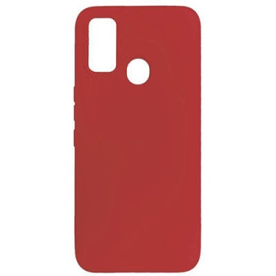 Купить силіконовий чохол soft silicone case для tecno spark 7 - red онлайн